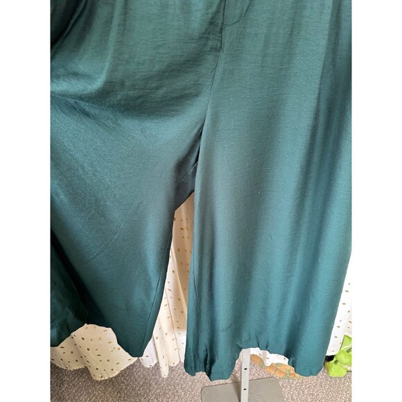 Anthropologie Ett:Twa High-Waisted Wide Leg Crop Trousers Palazzo Lucerne Pants - Picture 3 of 7